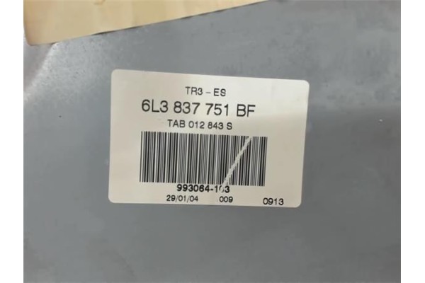 Recambio de elevalunas electrico delantero izquierdo para seat ibiza (6l1) referencia OEM IAM 6L3837751  