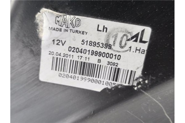 Recambio de piloto trasero izquierdo para fiat punto / grande punto (199) 1.4 referencia OEM IAM 51895399 02040199900010 