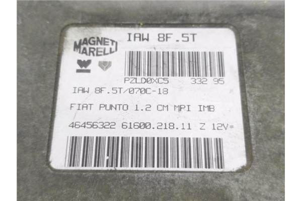 Recambio de centralita para fiat i punto (176) berlina 1.2 60 sx referencia OEM IAM 46456322 IAW8F5T 