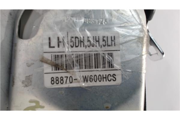 Recambio de cinturon seguridad delantero izquierdo para kia rio (ub) 1.2 basic referencia OEM IAM 888701W600HCS  