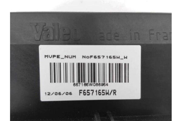 Recambio de resistencia calefaccion para citroen c3 1.4 hdi referencia OEM IAM F657165W/R  