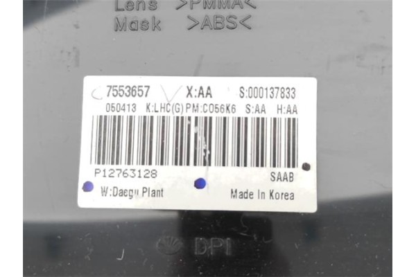 Recambio de cuadro completo para saab 9-3 berlina 1.9 tid referencia OEM IAM 7553657  