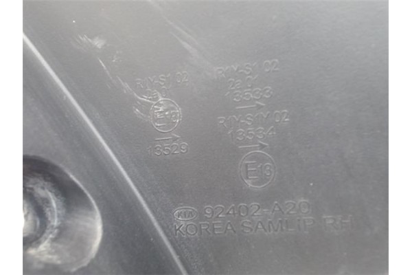 Recambio de piloto trasero derecho para kia ceed (jd) 1.4 concept referencia OEM IAM 92402A2000 92402A20 