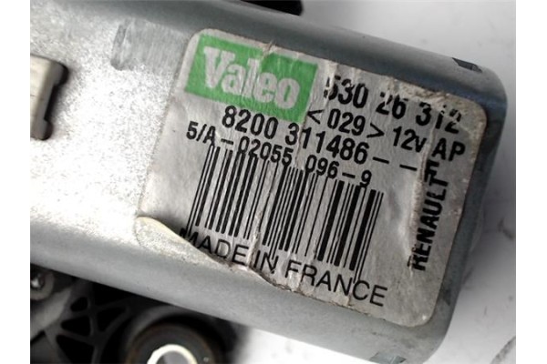 Recambio de motor limpiaparabrisas trasero para renault clio iii 1.5 dci (br17, cr17) referencia OEM IAM 8200311486 53026312 