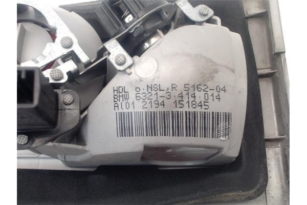 Recambio de piloto interior derecho para bmw serie x3 (e83) 3.0d referencia OEM IAM 63120395815  