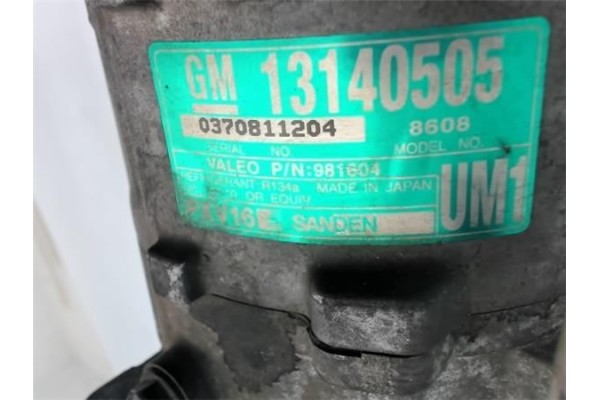 Recambio de compresor aire acond. para opel vectra c berlina 1.6 comfort referencia OEM IAM 8608 24411249 