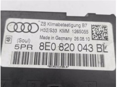 Recambio de mandos climatizador para seat exeo berlina (3r2) 1.6 reference referencia OEM IAM 8E0820043BL  