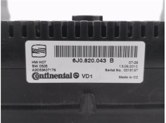 Recambio de mandos climatizador para seat ibiza berlina (6j5) 1.4 reference referencia OEM IAM 6J0820043B  