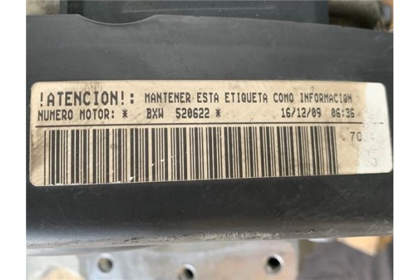 Recambio de motor completo para seat ibiza berlina (6j5) 1.4 referencia OEM IAM BXW  