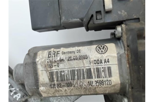 Recambio de mecanismo elevalunas trasero derecho para skoda octavia berlina (1u2) referencia OEM IAM   