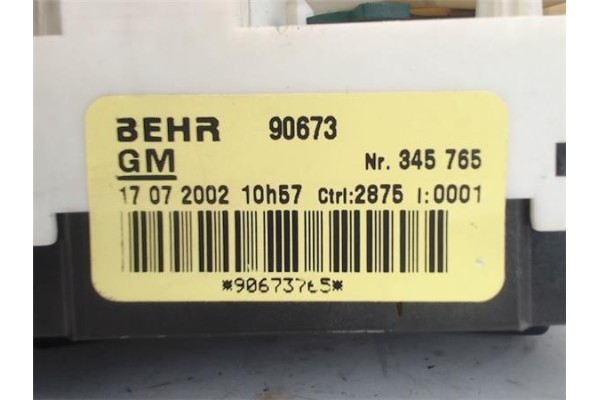 Recambio de mandos calefaccion / a.a. para opel astra g berlina 1.6 16v referencia OEM IAM 90673  