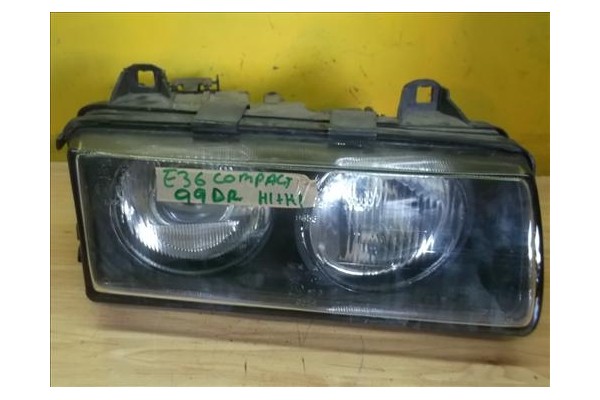 Recambio de faro delantero dcho para bmw serie 3 compacto (e36)(1994) 1.7 318tds [1,7 ltr. - 66 kw turbodiesel cat] referencia O