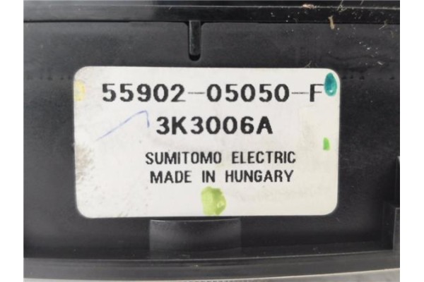 Recambio de mandos climatizador para toyota avensis berlina (t25) 1.8 sol berlina (5-ptas) referencia OEM IAM 5590205050F 559000