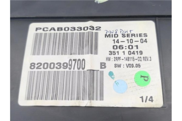 Recambio de cuadro completo para renault megane ii sedán (lm0/1_) 1.5 dci referencia OEM IAM 8200399700  