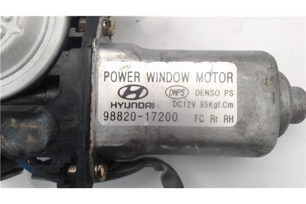 Recambio de mecanismo elevalunas trasero derecho para hyundai matrix (fc) referencia OEM IAM 9882017200  