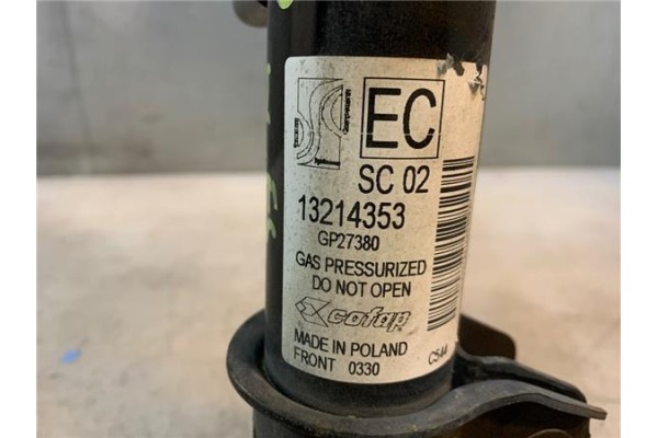 Recambio de amortiguador delantero izquierdo para opel corsa d 1.2 referencia OEM IAM 95527308 93189035 