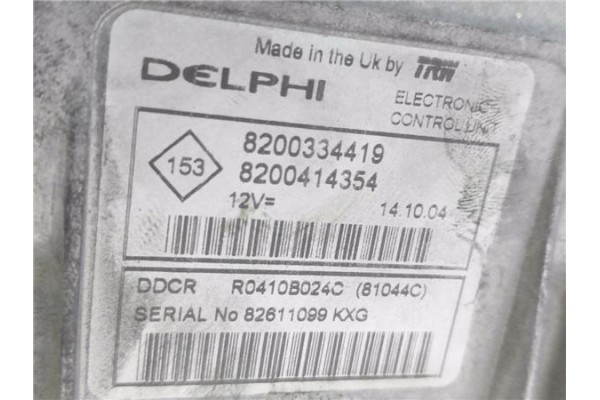Recambio de centralita para renault megane ii sedán (lm0/1_) 1.5 dci referencia OEM IAM 8200334419 8200414354 