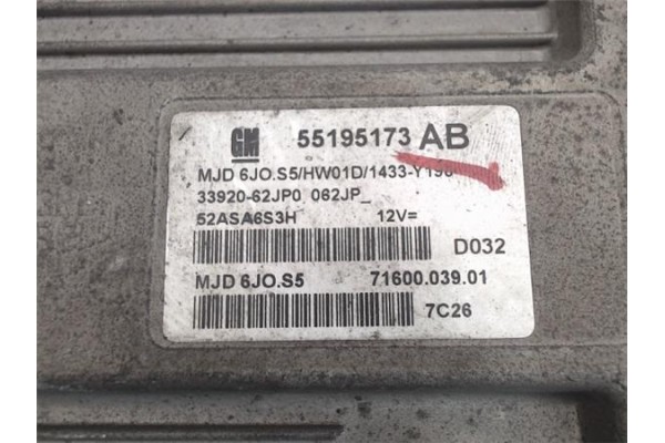 Recambio de centralita para suzuki swift iii (sg) 1.3 ddis referencia OEM IAM 55195173AB  