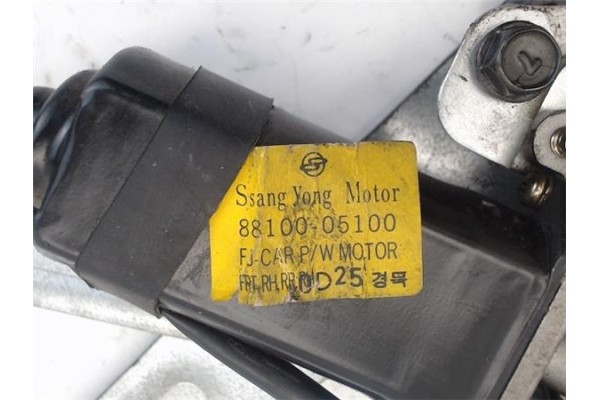 Recambio de mecanismo elevalunas trasero derecho para ssangyong musso referencia OEM IAM   