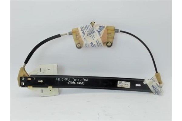 Recambio de mecanismo elevalunas trasero derecho para audi a6 berlina (4f2) 2.8 fsi quattro referencia OEM IAM 4F0837462B  