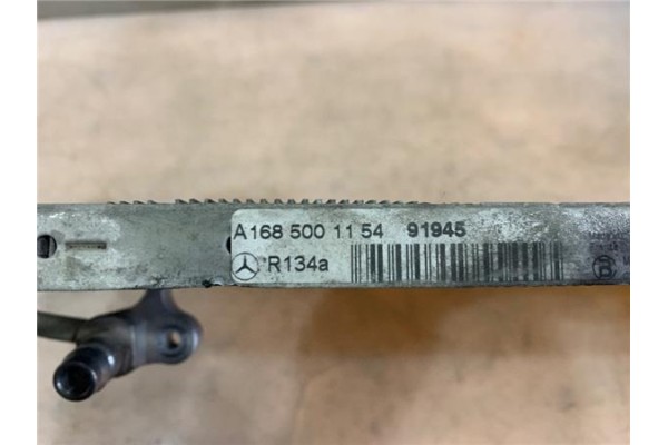 Recambio de radiador aire acondicionado para mercedes-benz clase a (bm 168) 1.9 190 (168.032) referencia OEM IAM A1685000854  