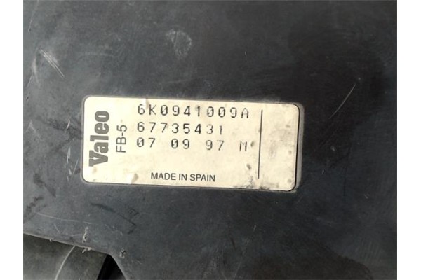 Recambio de faro delantero izquierdo para seat ibiza (6k1) referencia OEM IAM 6K0941009A 67735431 