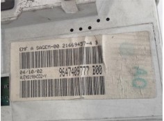 Recambio de cuadro completo para peugeot 206 referencia OEM IAM 9647409777  