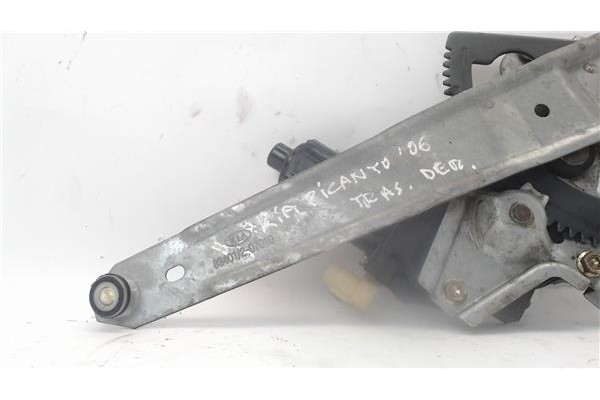 Recambio de mecanismo elevalunas trasero derecho para kia picanto (sa) referencia OEM IAM 988201C200 83401207010 