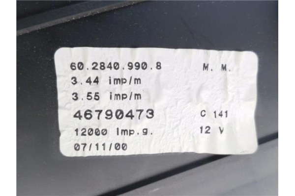 Recambio de cuadro completo para lancia lybra station wagon 1.9 jtd referencia OEM IAM 6028400040 0051716199 