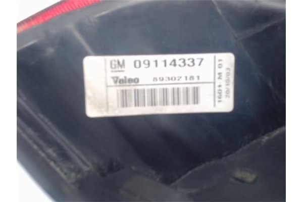 Recambio de piloto trasero derecho para opel corsa c 1.3 cdti referencia OEM IAM 09114337  