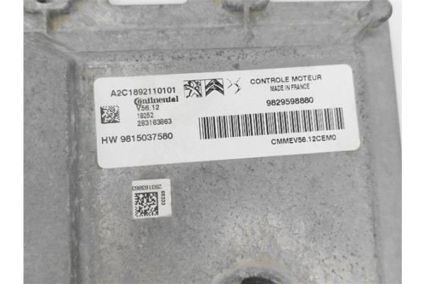 Recambio de centralita para peugeot 2008 1.2 access referencia OEM IAM 9829598880 1635064480 