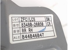 Recambio de elevalunas electrico trasero derecho para hyundai santa fe (sm) referencia OEM IAM 9882026200  