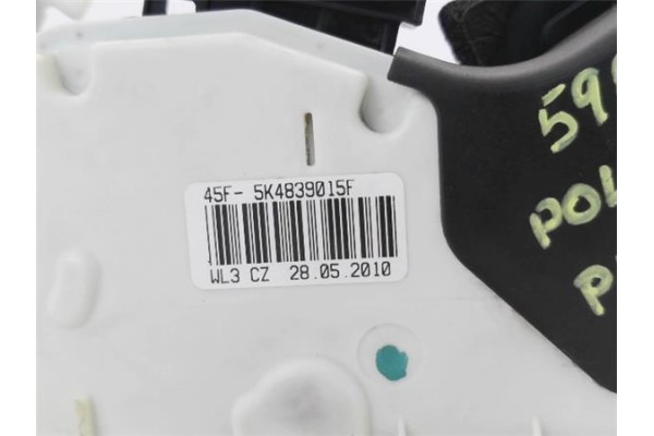 Recambio de cierre electromagnetico trasero izquierdo para volkswagen polo v (6r1) 1.4 advance referencia OEM IAM 5K4839015F  