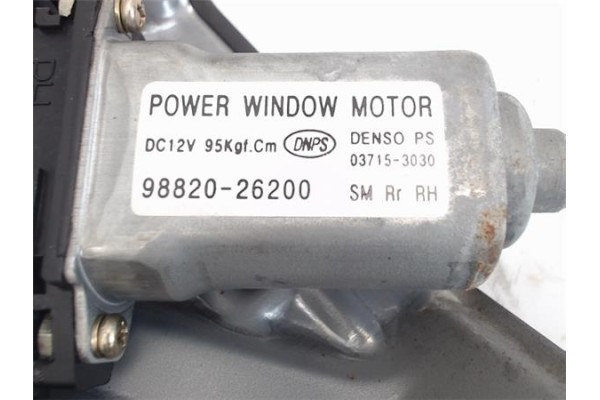 Recambio de elevalunas electrico trasero derecho para hyundai santa fe (sm) referencia OEM IAM 9882026200  
