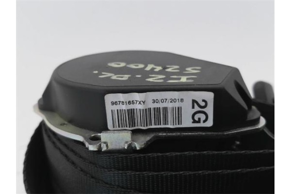 Recambio de cinturon seguridad delantero izquierdo para peugeot 2008 1.2 access referencia OEM IAM 96781657XY  