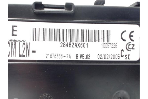 Recambio de centralita para nissan micra (k12e) 1.4 16v referencia OEM IAM 284B2AX601  