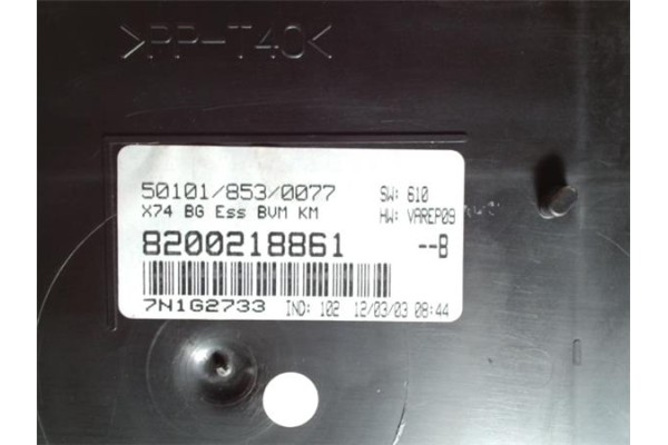 Recambio de cuadro completo para renault laguna ii (bg0) 1.6 16v (bg0a, bg0l) referencia OEM IAM 8200218861  