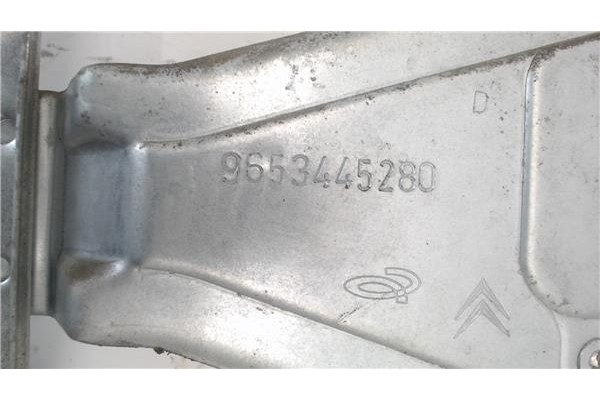 Recambio de mecanismo elevalunas trasero derecho para citroen c3 referencia OEM IAM 9653445280  