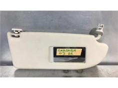 Recambio de parasol derecho para seat cordoba berlina (6l2) 1.9 tdi referencia OEM IAM 6L1857552A5W9  