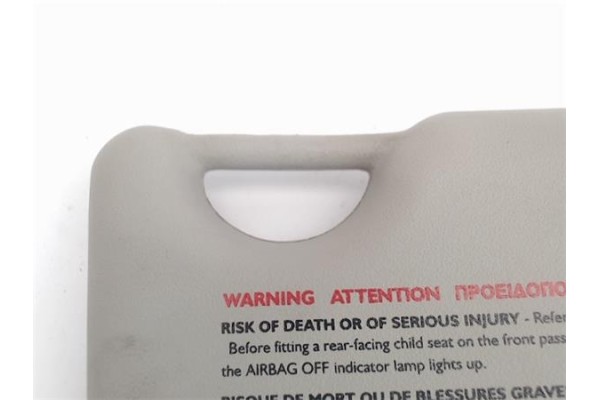 Recambio de parasol derecho para renault twingo (cn0_) 1.2 16v (cn0a) referencia OEM IAM 964009823R  