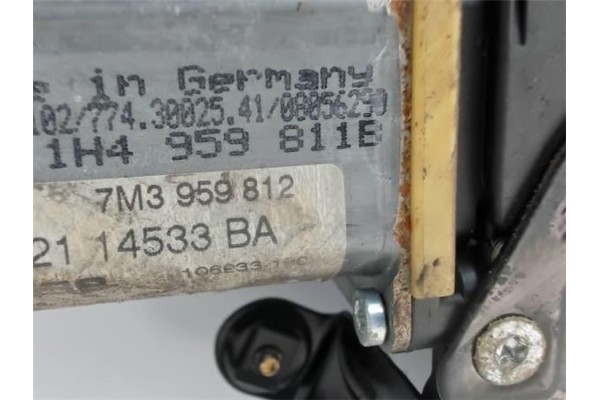 Recambio de mecanismo elevalunas trasero derecho para seat alhambra (7v9) referencia OEM IAM 7M3959812  