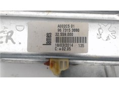 Recambio de elevalunas manual trasero derecho para peugeot 208 referencia OEM IAM 9673153880  