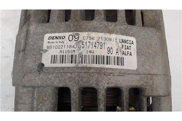 Recambio de alternador para fiat 500 1.2 referencia OEM IAM MS1022118470 51714791 