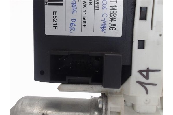 Recambio de motor elevalunas trasero derecho para ford focus c-max (cap) referencia OEM IAM 3M5T14B534AG  