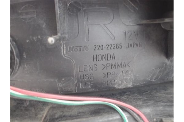 Recambio de piloto trasero derecho para honda prelude (bb6/8/9) referencia OEM IAM 22022265  
