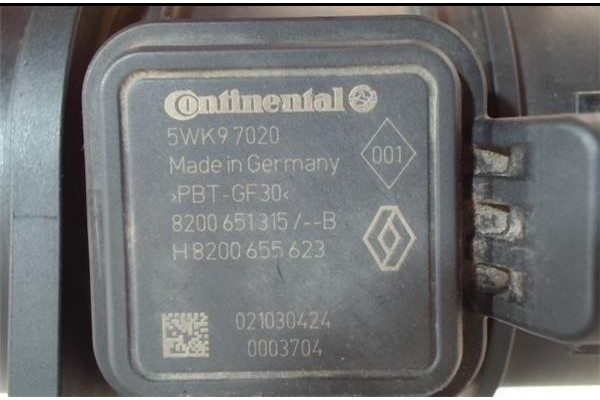 Recambio de caudalimetro para nissan qashqai +2 (jj10) 1.5 acenta referencia OEM IAM 8200655623 5WK97020 