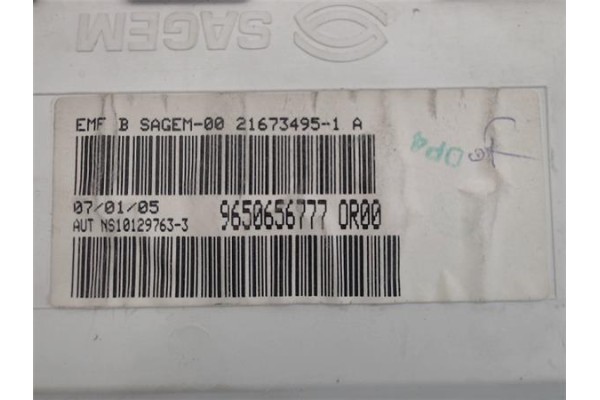 Recambio de reloj horario para citroen c2 1.4 referencia OEM IAM 9650656777  