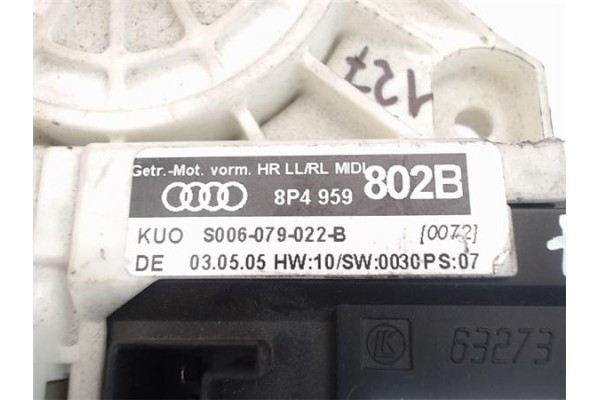 Recambio de motor elevalunas trasero derecho para audi a3 (8p1) referencia OEM IAM (8P4959802B) (05074695) 