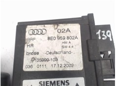 Recambio de motor elevalunas trasero derecho para audi a4 berlina (8e) referencia OEM IAM (8E0959802A) (105849-103) (5WK47011BBF
