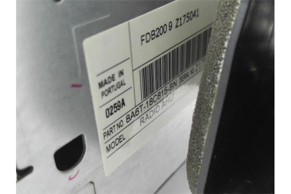 Recambio de radio / cd para ford fiesta vi 1.25 referencia OEM IAM 8A6T18C815BN  